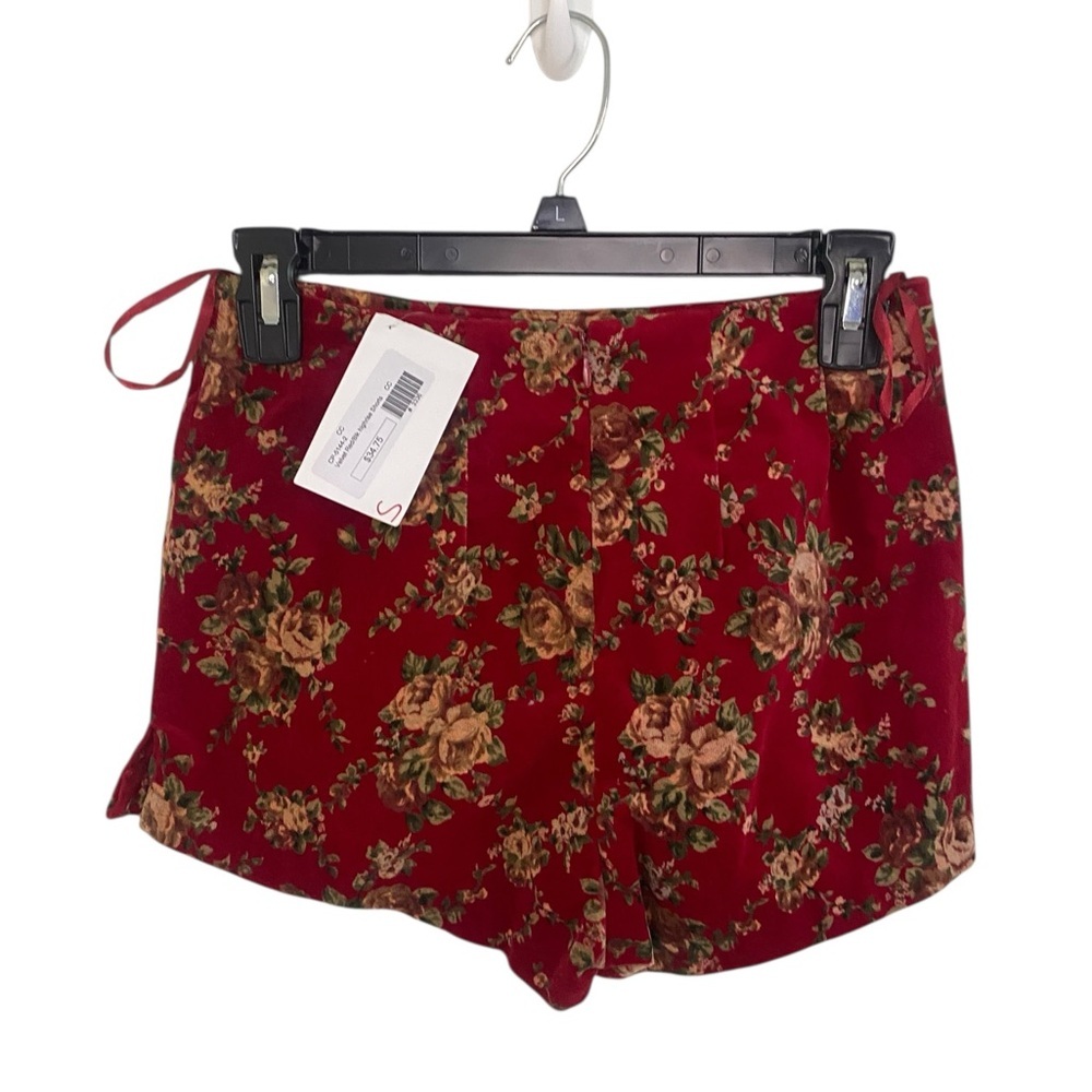 Cotton Candy Red Velvet Red & Black Shorts - Picture 3 of 5